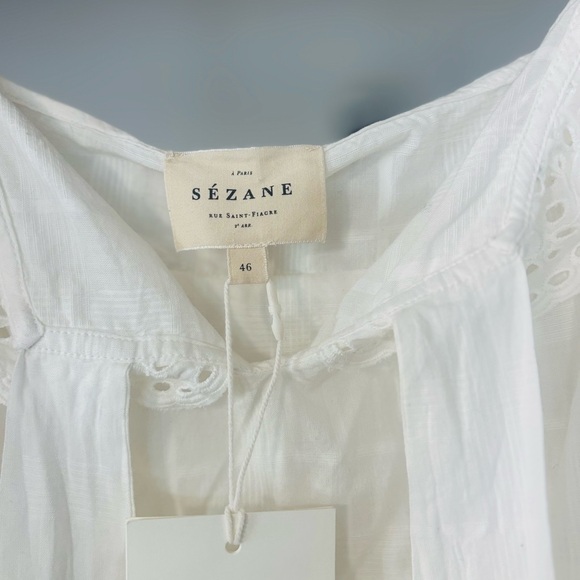 White Eyelet Lace Blouse size 14 or 16 new - Picture 6 of 10